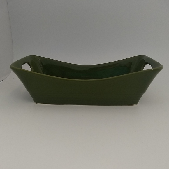 Olive Green attractive design rectangular roaster, Planter, Bowl 11" by … - Picture 5 of 9